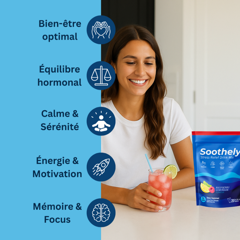 Soothely™ Boisson calmante (Mensuel)