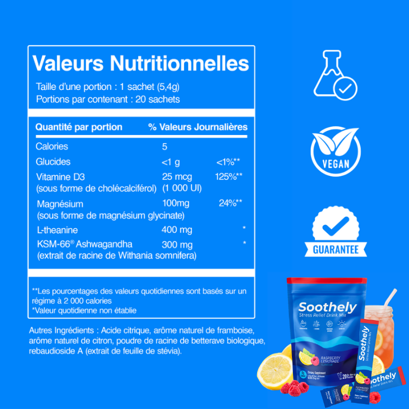 Soothely™ Boisson calmante (Mensuel)