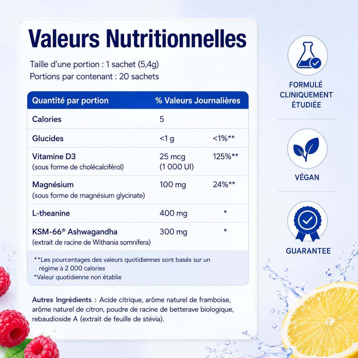 Boisson calmante du cortisol