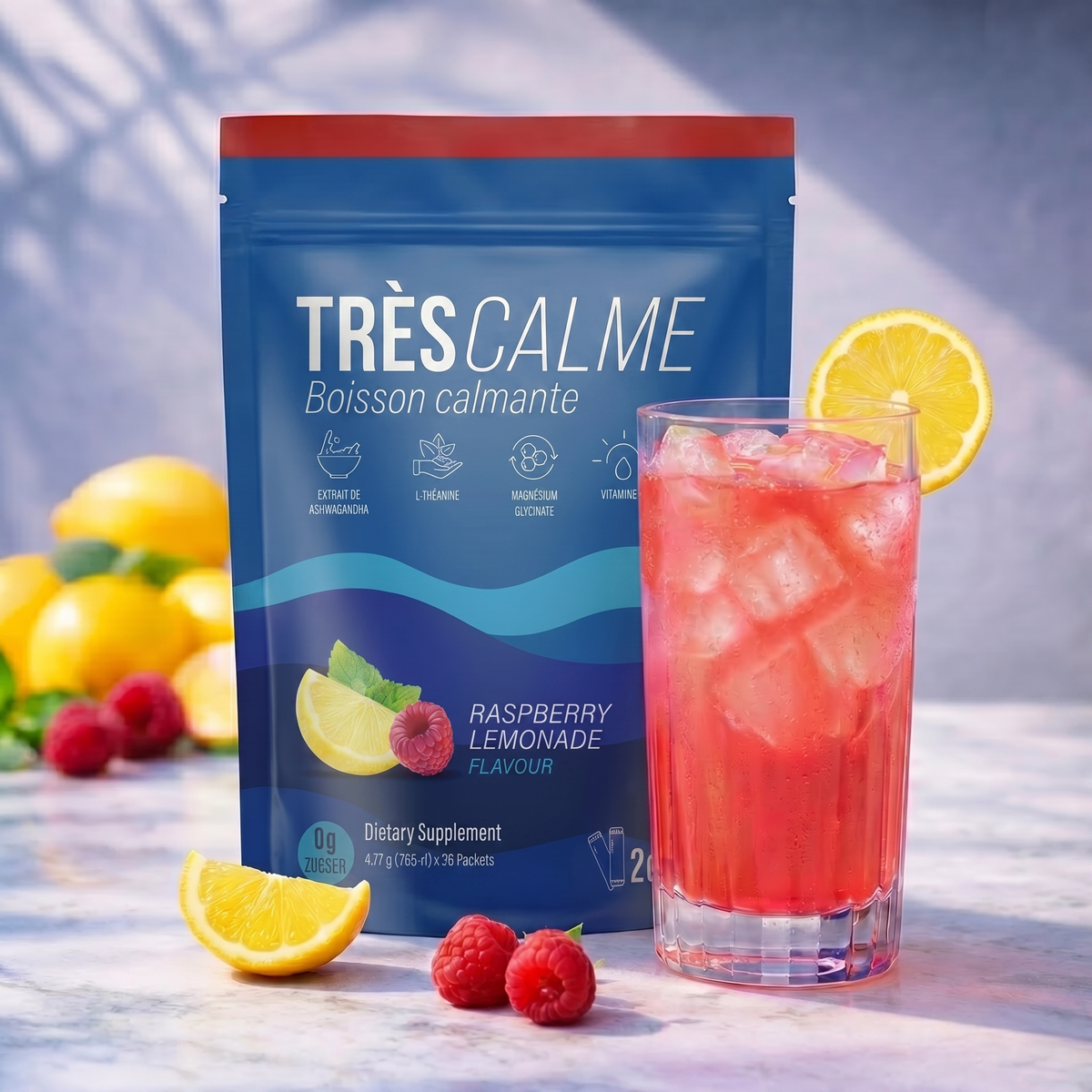Boisson calmante du cortisol