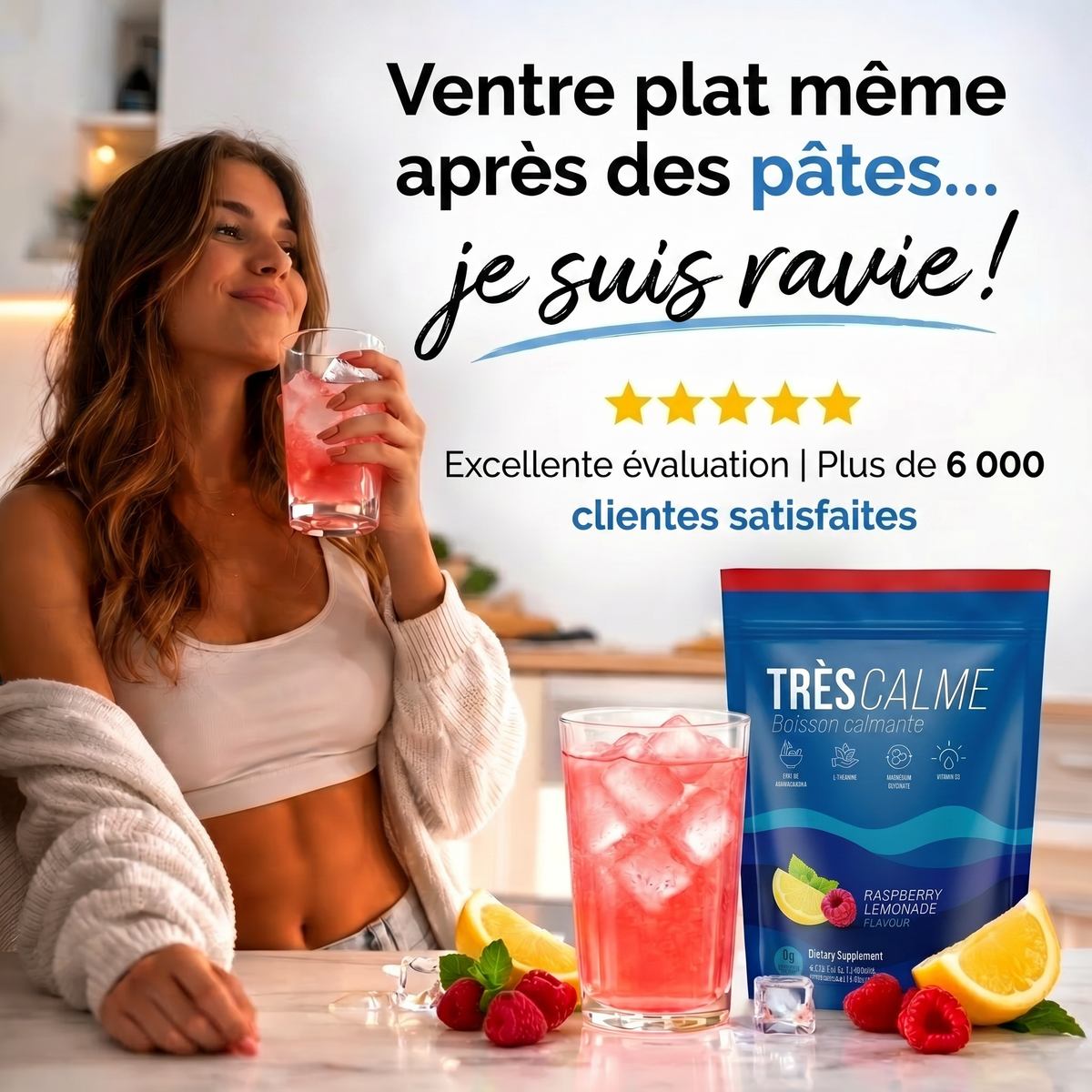 Boisson calmante du cortisol