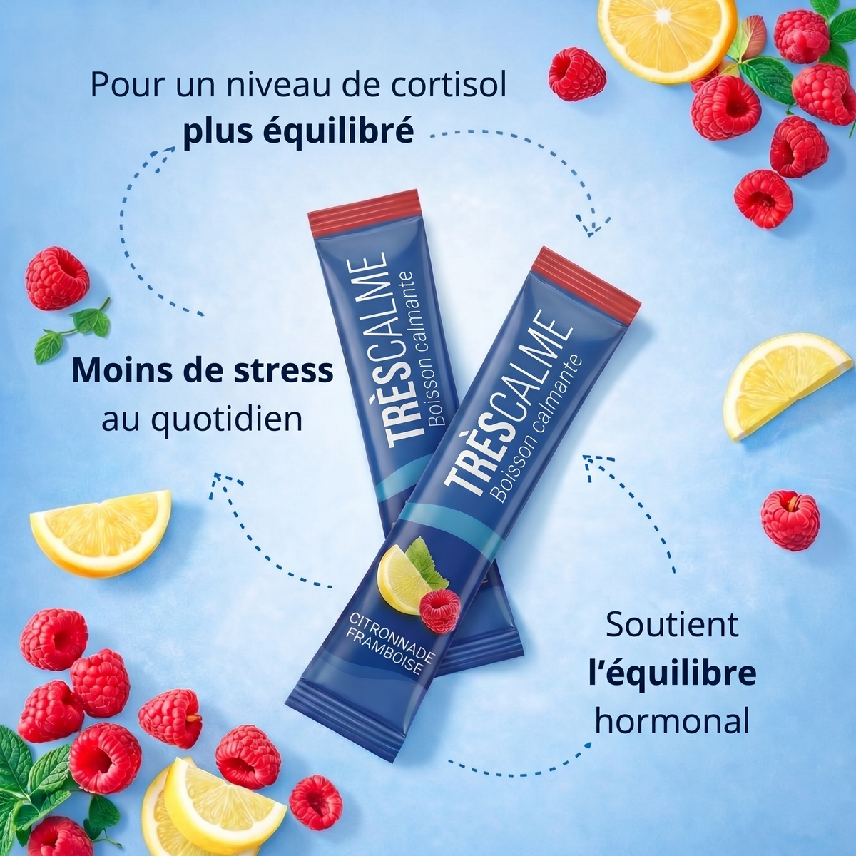 Boisson calmante du cortisol